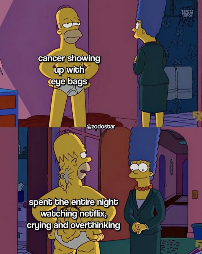 Cancer Zodiac Sign Memes - homer