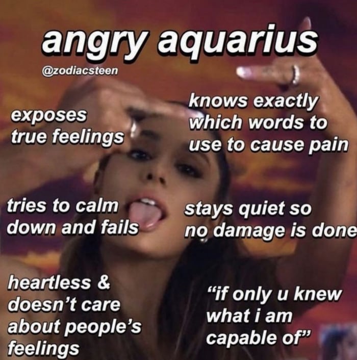 Aquarius Memes - angry 