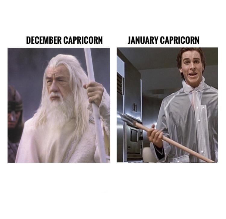 Head - DECEMBER CAPRICORN JANUARY CAPRICORN